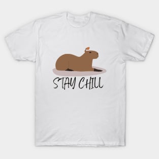 Capybara, Stay chill T-Shirt
